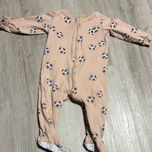 Pekkle Soccer Print Kids One Piece